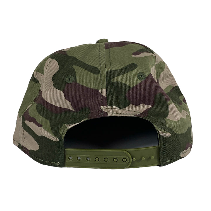 EasternBoarder Evil Strip Logo Hat Camo/Orange