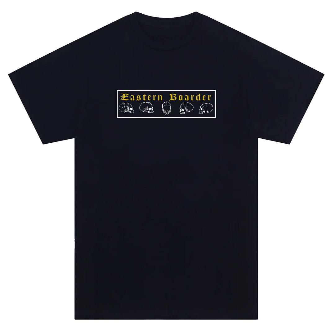 EasternBoarder 5 Skull Tee Black