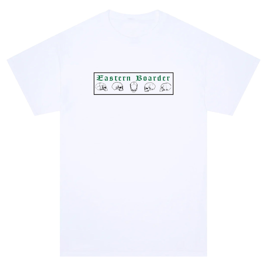 EasternBoarder 5 Skull Tee White