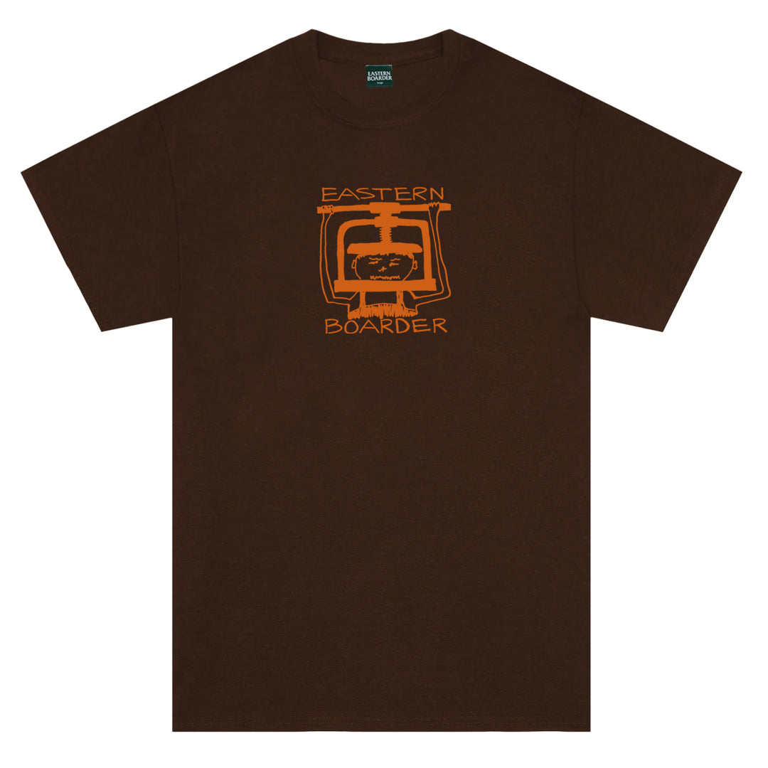 EasternBoarder Head In A Vice Tee Brown/Orange