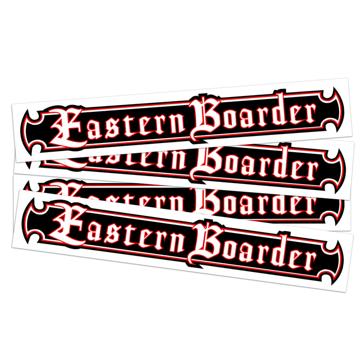 EasternBoarder Evil Strip Logo Sticker 9.75"