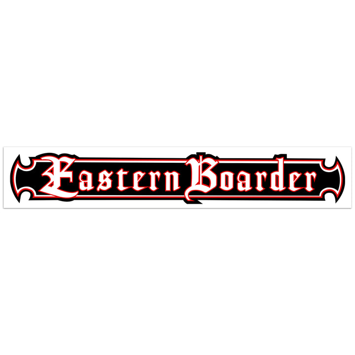 EasternBoarder Evil Strip Logo Sticker 9.75"