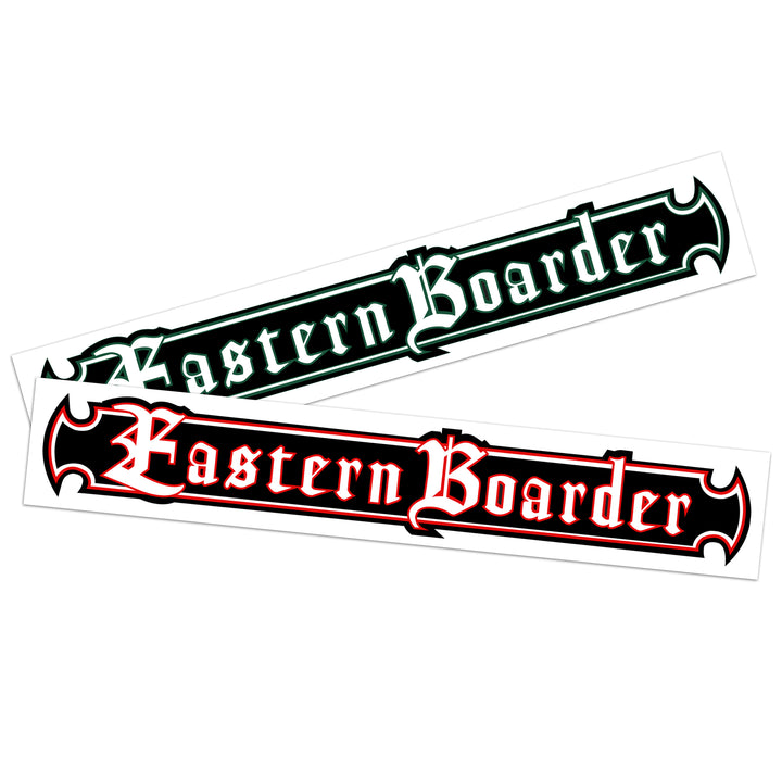 EasternBoarder Evil Strip Logo Sticker 9.75"