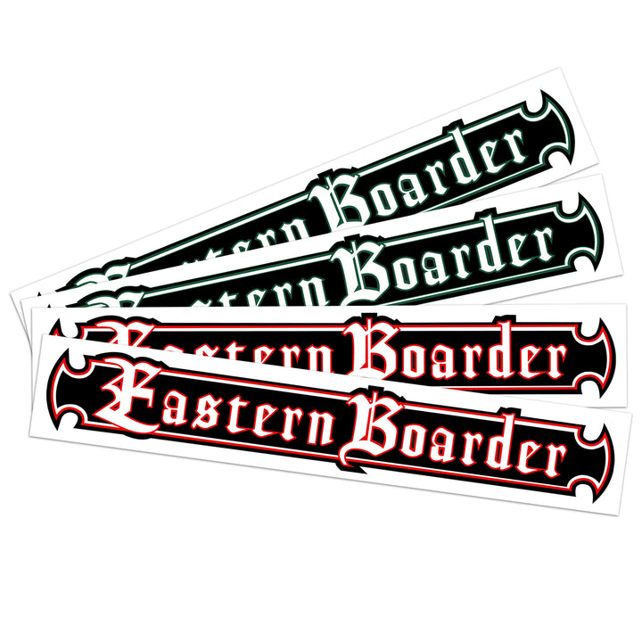 EasternBoarder Evil Strip Logo Sticker 9.75"