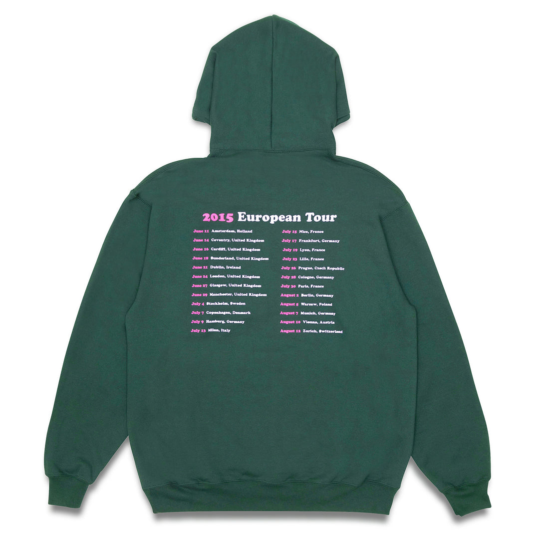 Quartersnacks Euro Tour Hoody Forest Green