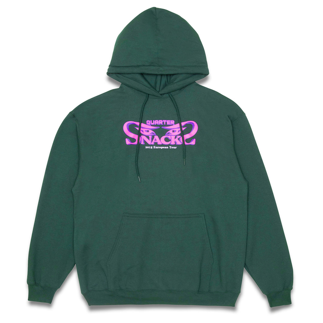 Quartersnacks Euro Tour Hoody Forest Green