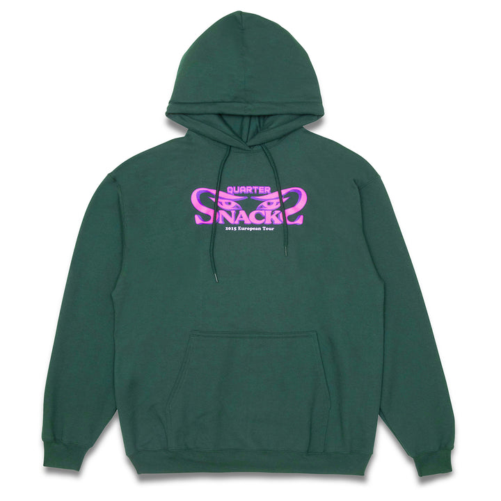 Quartersnacks Euro Tour Hoody Forest Green