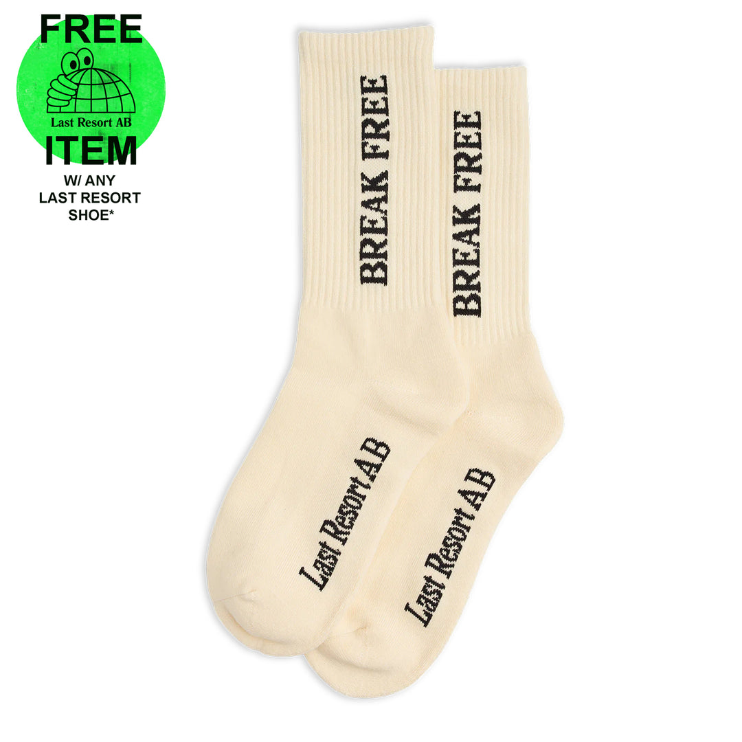 Last Resort Break Free Socks (Cream)