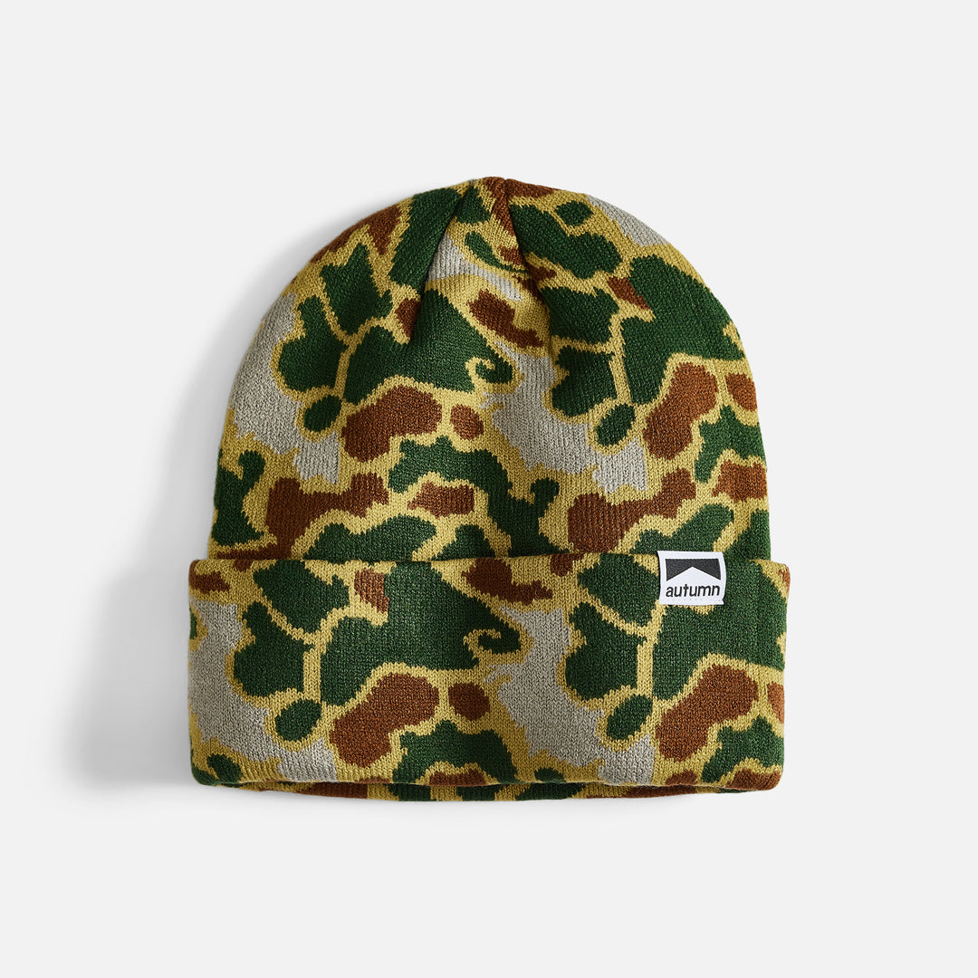 Autumn Surplus Duck Camo Beanie Gold