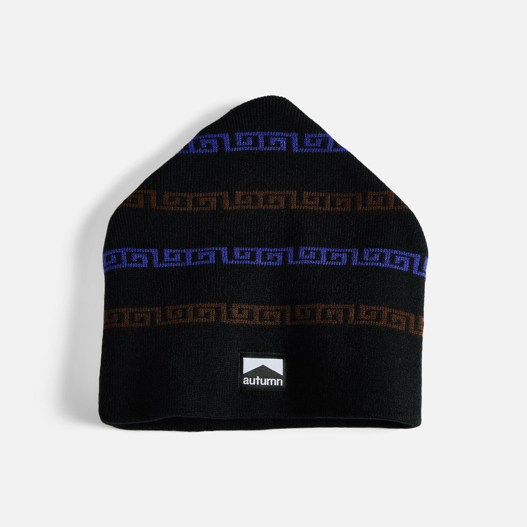 Autumn Pops Toque Beanie Black
