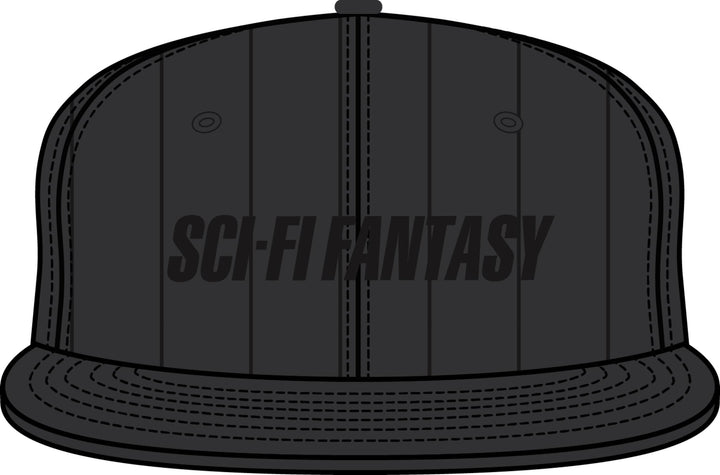 Sci-Fi Fantasy Fast Stripe Hat Charcoal