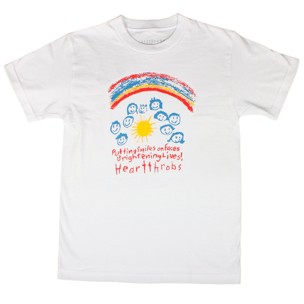 Heartthrobs Smiles And Faces Tee White