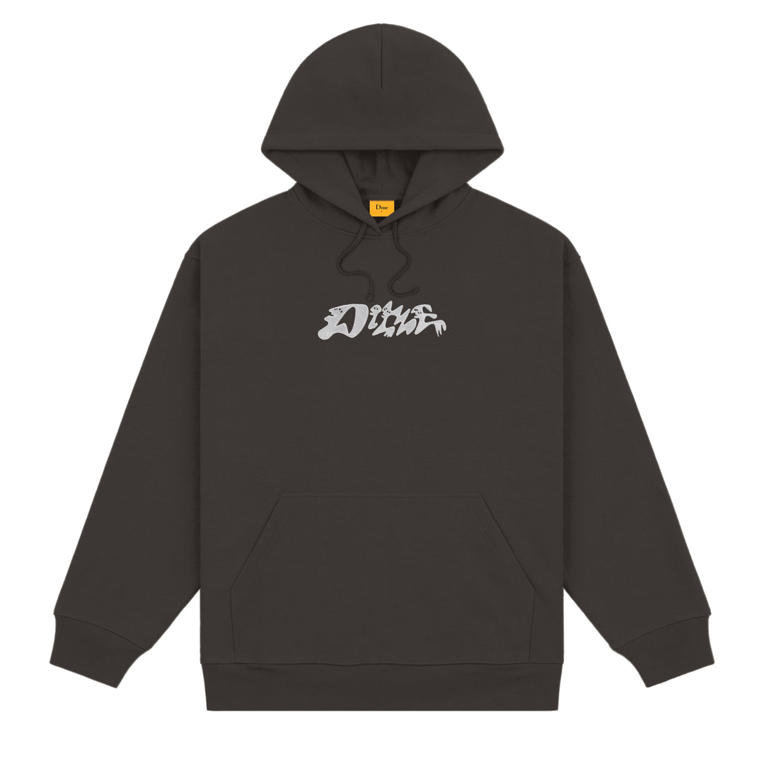 Dime Happy Hoodie Vintage Black