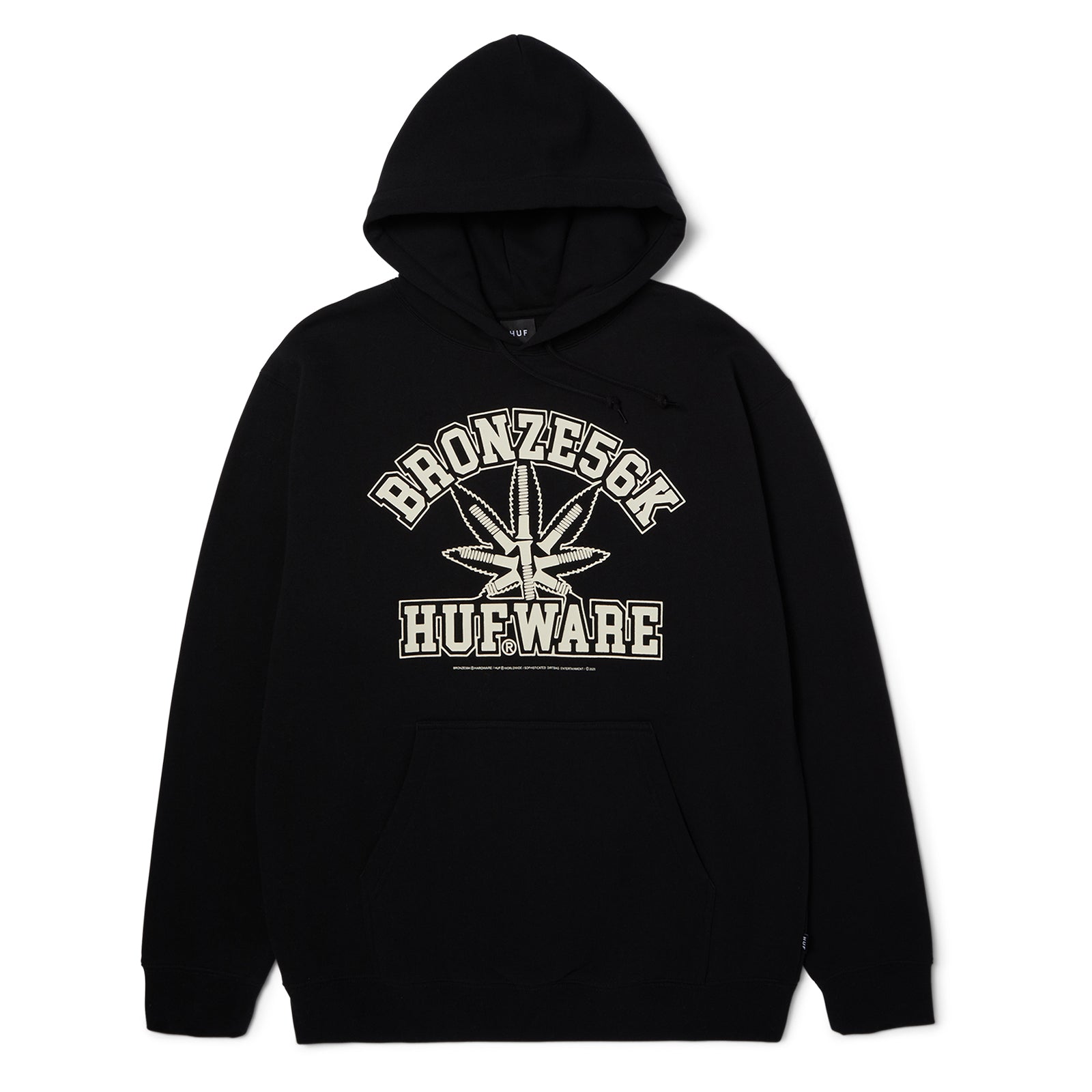 Huf x Bronze Plantware Pullover Hoodie Black – Eastern Boarder