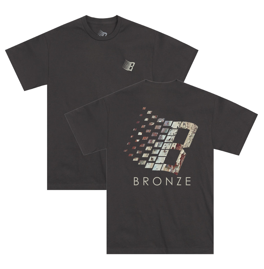 Bronze 56K Logo Rust T-Shirt Black