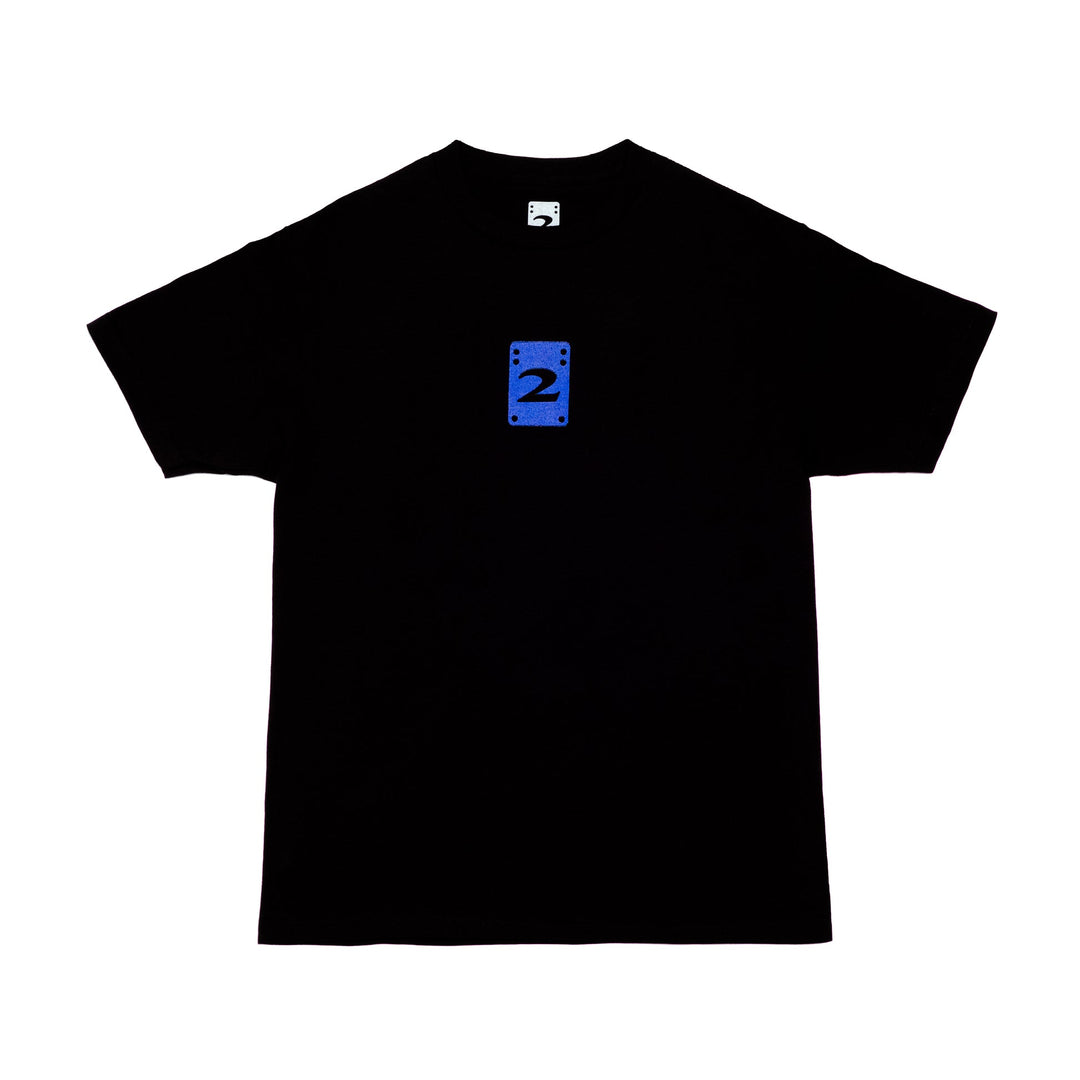2 Riser Pads Logo Tee Black