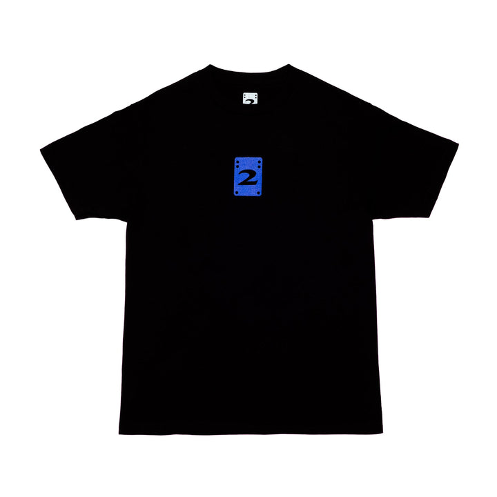 2 Riser Pads Logo Tee Black