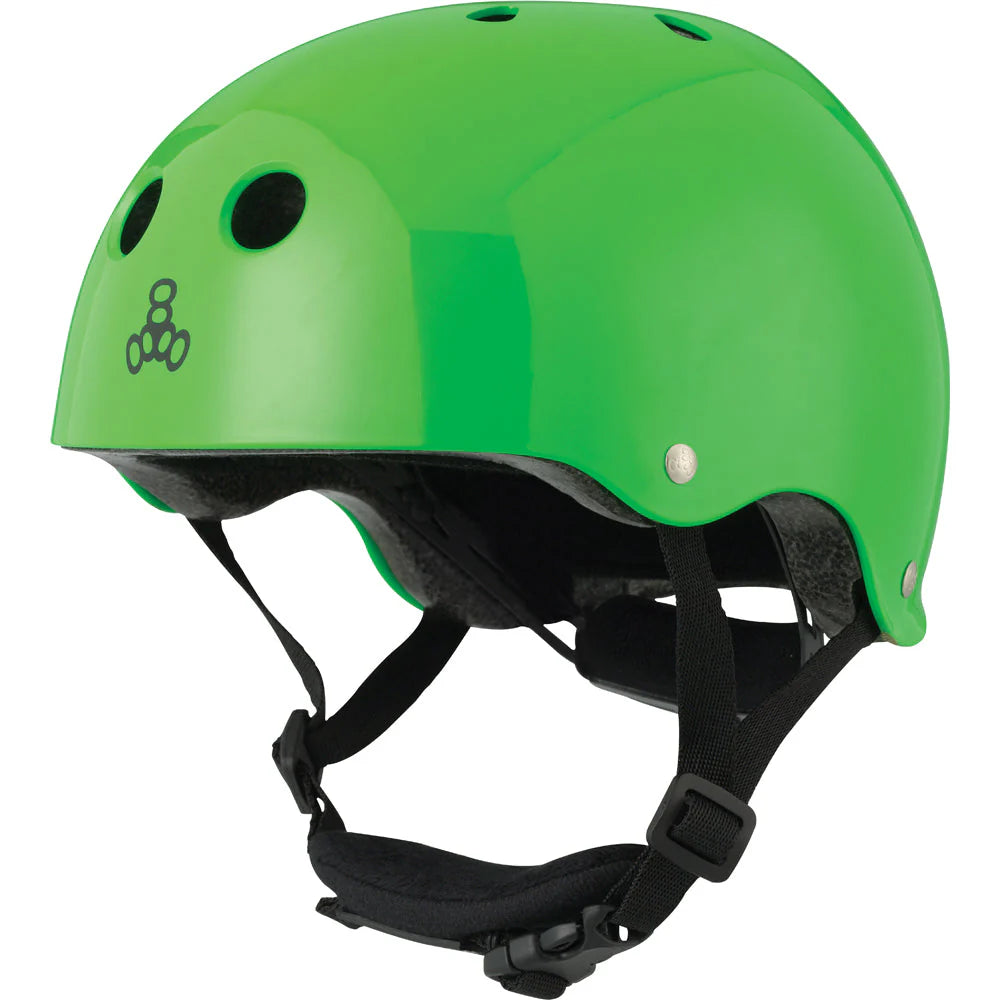 Triple 8 Lil 8 Helmet Neon Green Glossy