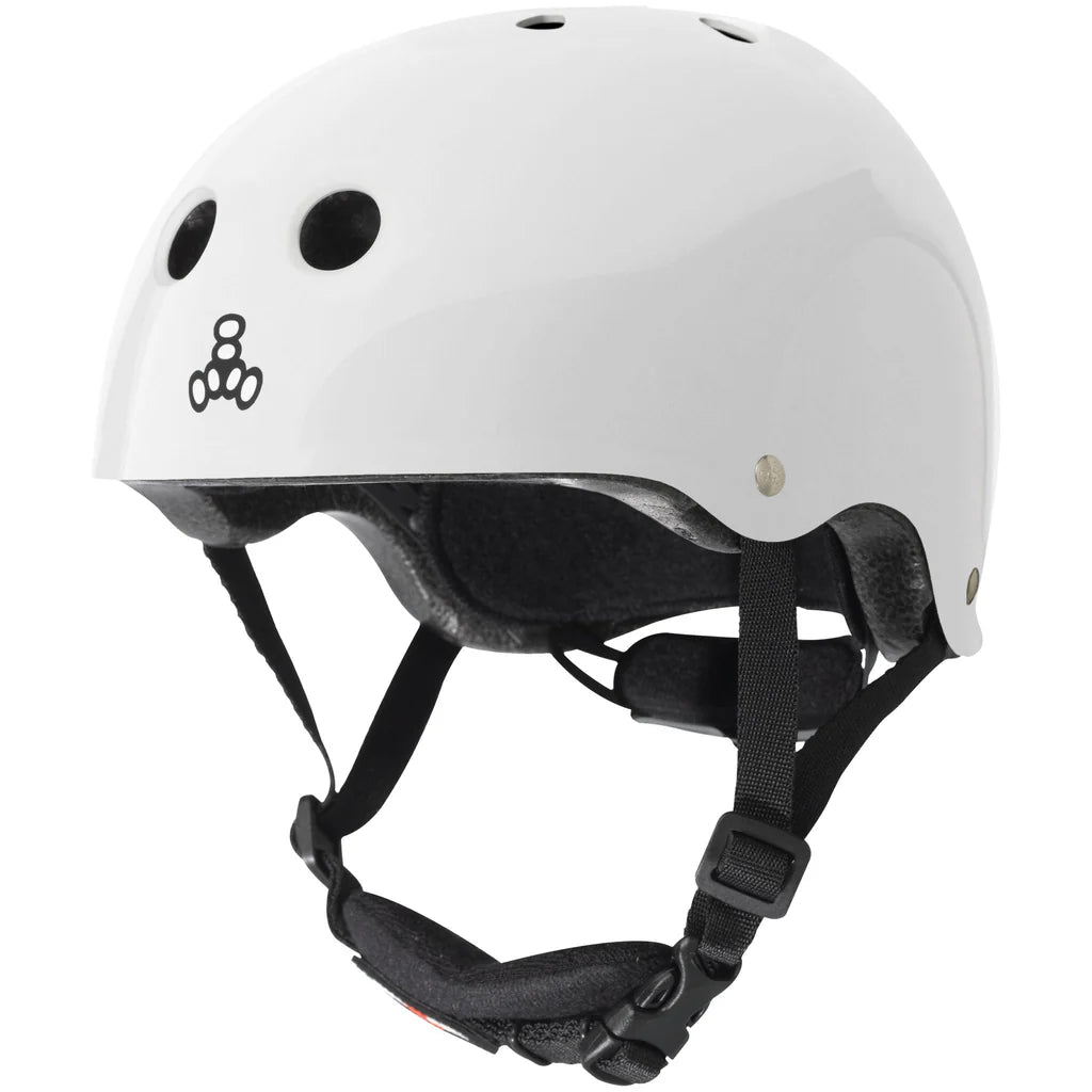 Triple 8 Lil 8 Helmet White Glossy