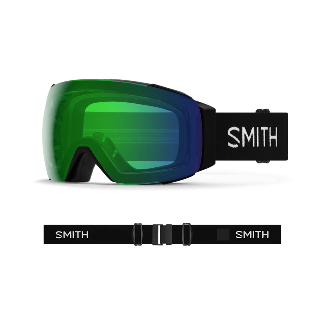 Smith I/O MAG Goggles Black + ChromaPopSunGreenMirror Lens