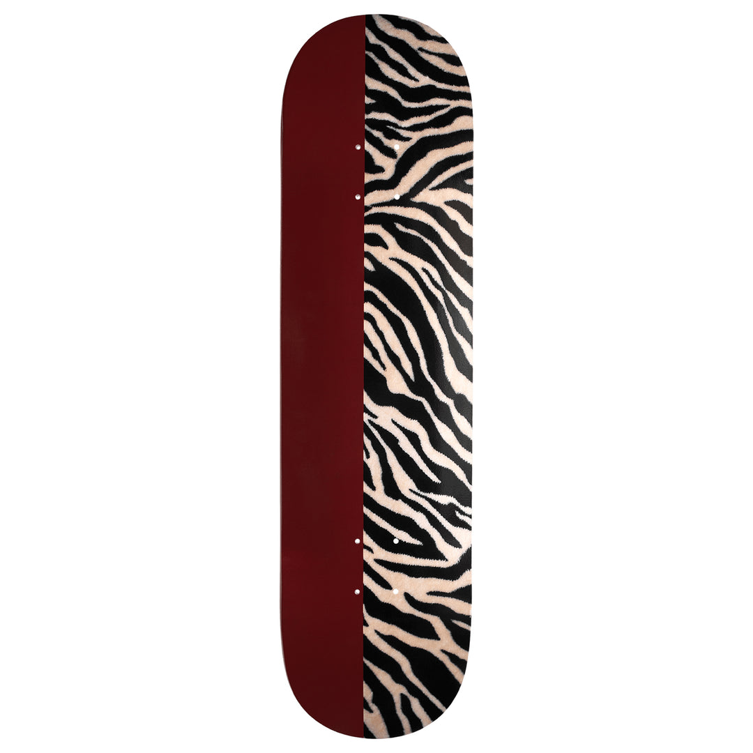 Violet Zebra/Oxford Red Deck 8.25"