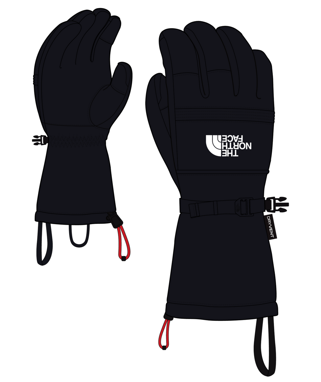 The North Face Women's Montana Ski Glove TNF Black