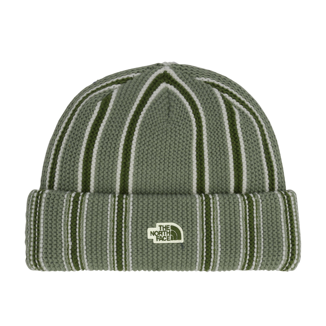 The North Face Urban Explore Beanie Bark Mist/Woodland Green/White Dune