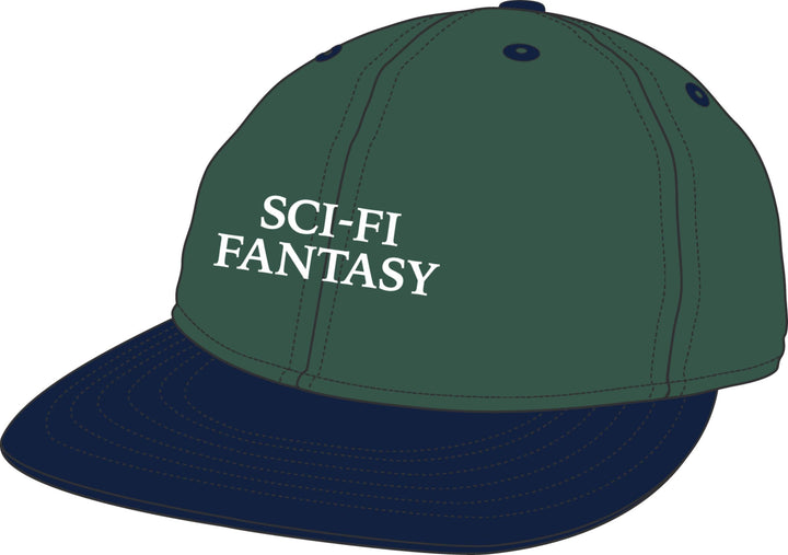 Sci-Fi Fantasy Nylon Logo Hat Navy