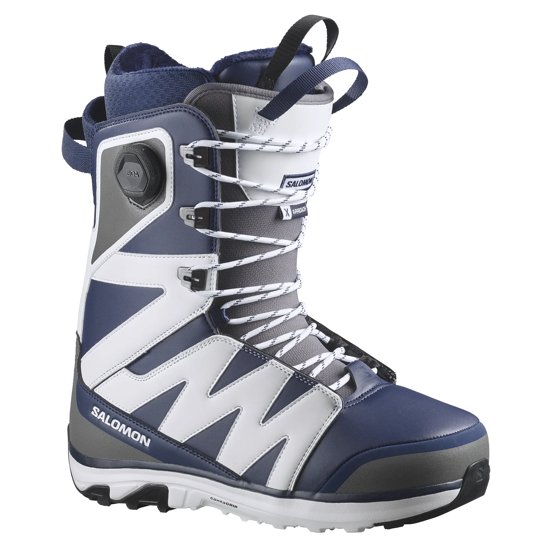 Salomon X Approach Lace SJ BOA Snowboard Boots Naval Academy/White Salomon X Approach Lace SJ BOA Snowboard Boots Naval Academy/White