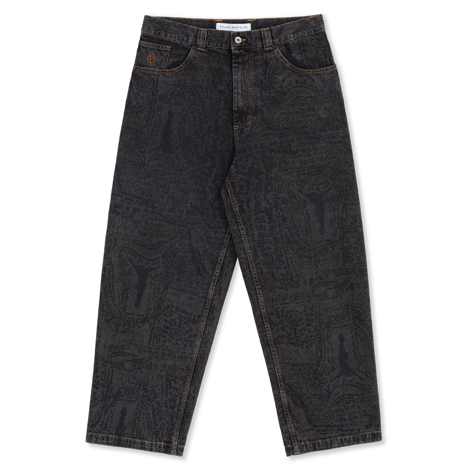 Polar Skate Co. Exist Big Boy Pants Washed Black – Eastern Boarder