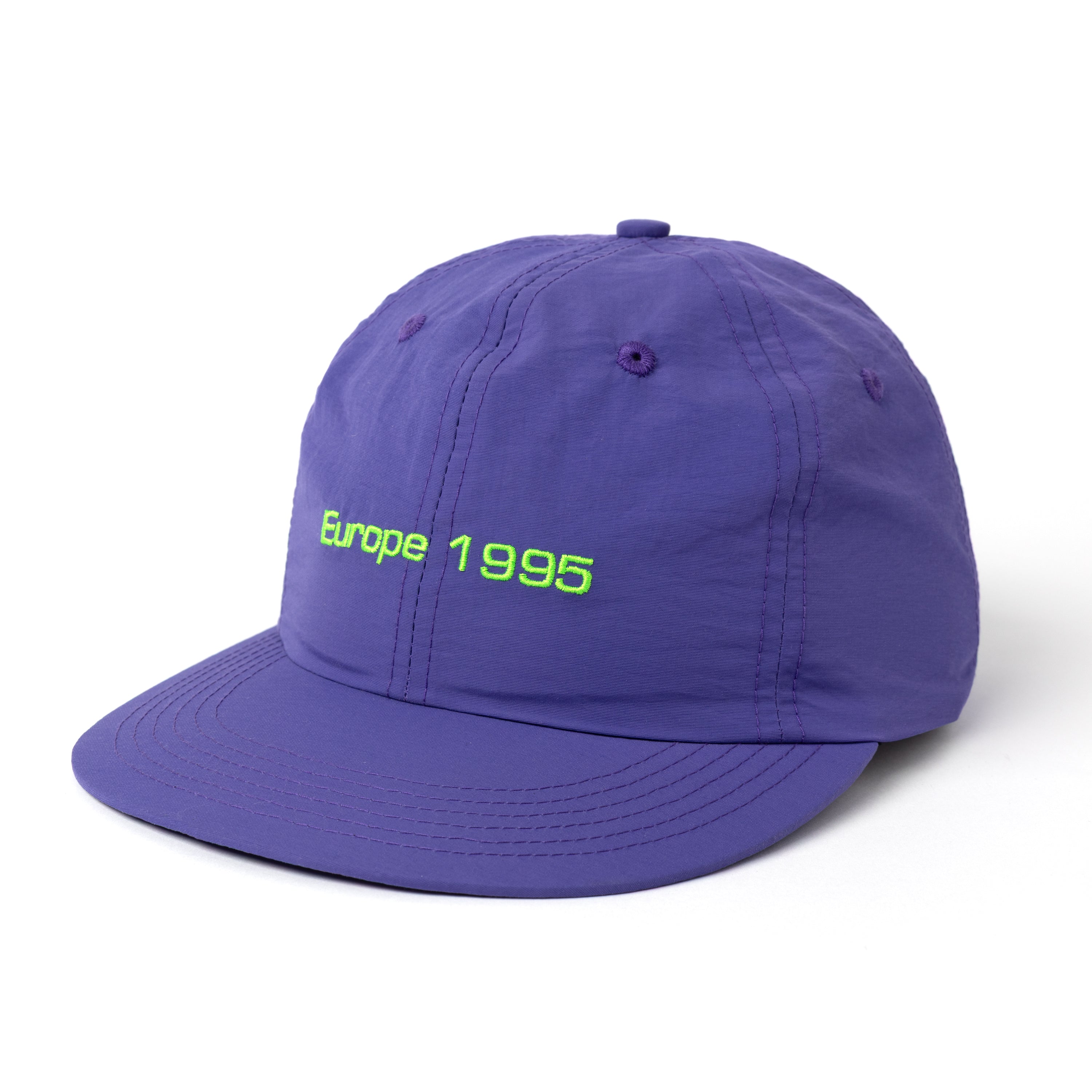 Quartersnacks Europe 1995 Nylon Cap Purple - Orchard Skateshop