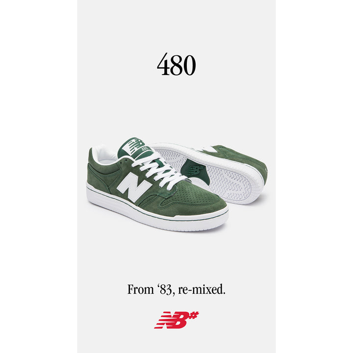 New Balance Numeric 480 EST Green/White (Rivalry Pack)