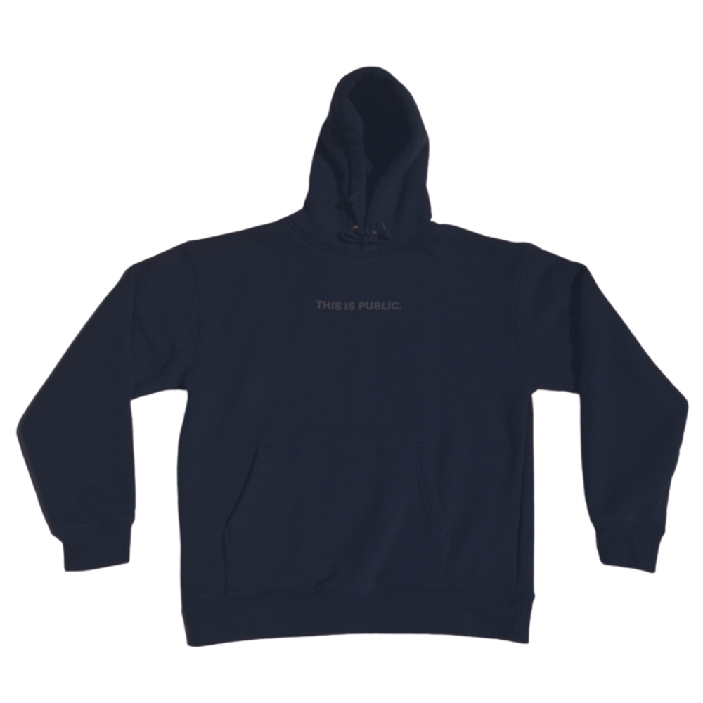 Public This is Public Hoodie Navy