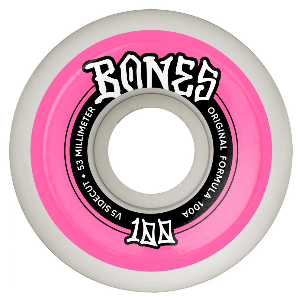 Bones 100's V4 Wide Wheels 100a 53mm