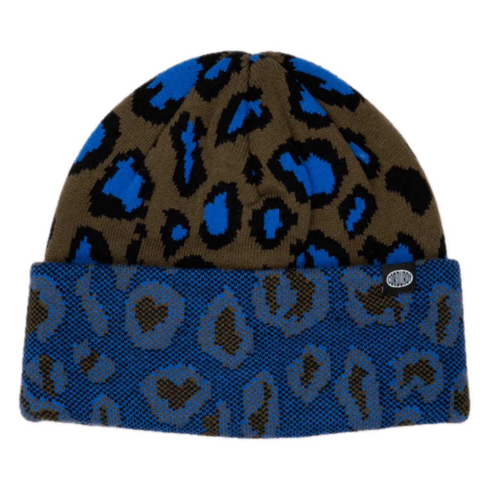 Corduroy Caminal Beanie Blue