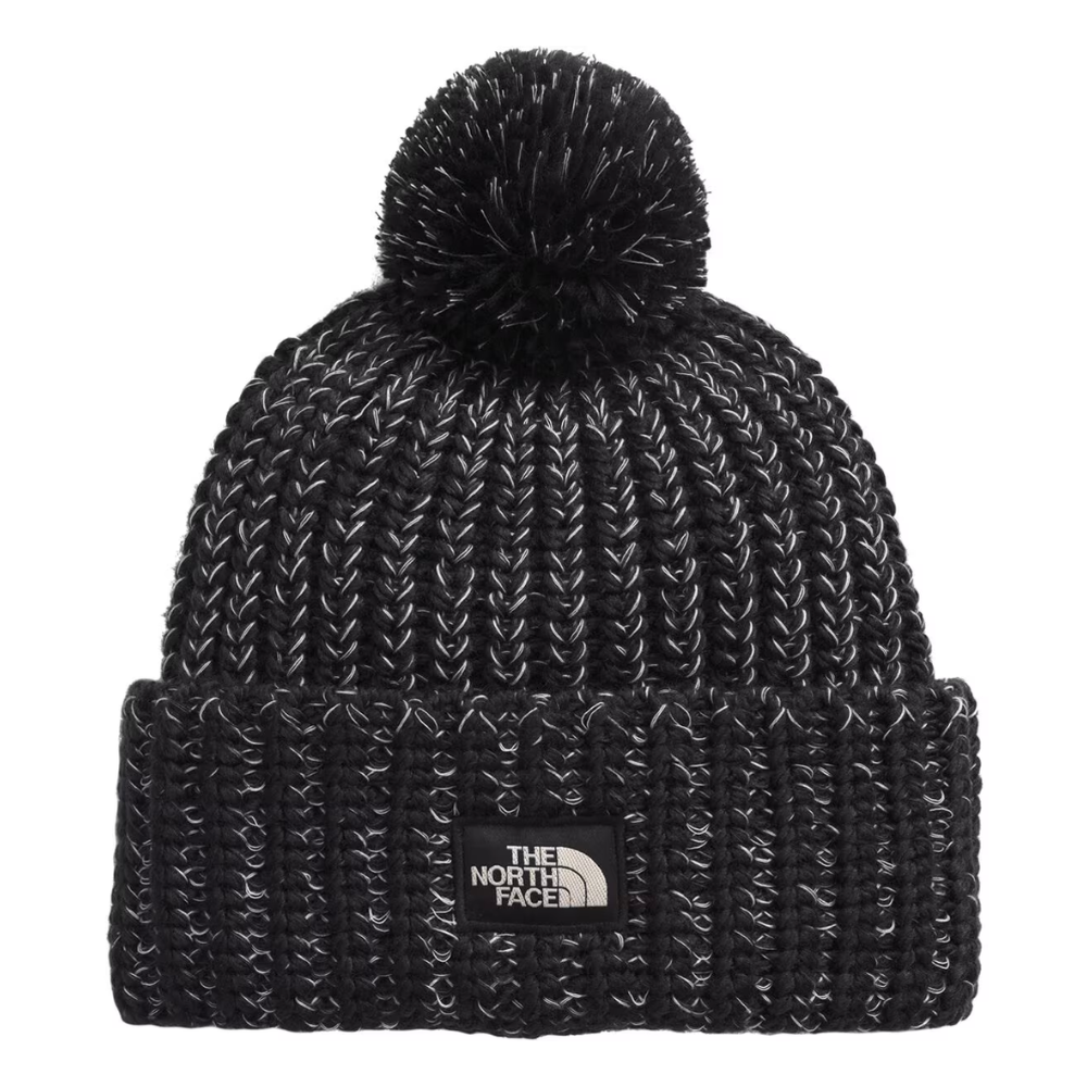 The North Face Cozy Chunk Cabin Beanie TNF Black/White Dune