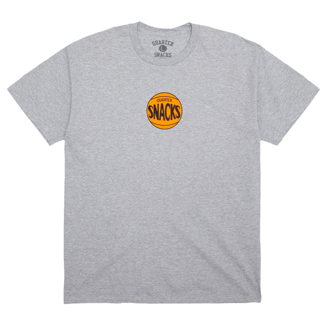 Quartersnacks 70s Logo T-Shirt Heather Grey