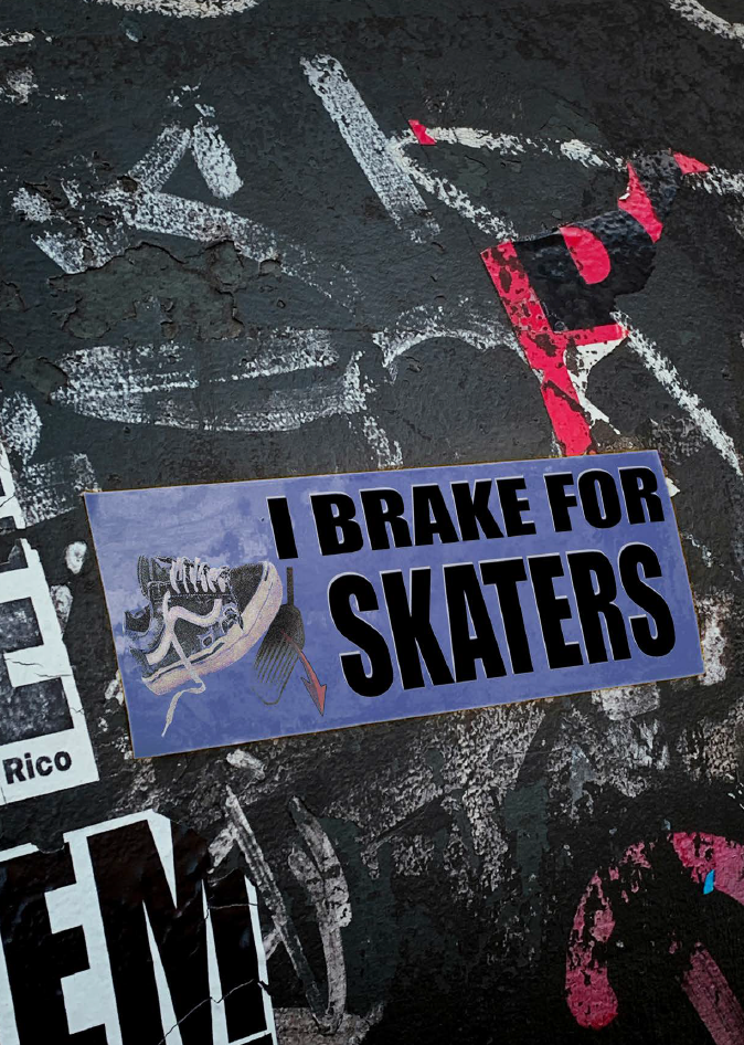Jenkem Break For Skaters Bumper Sticker