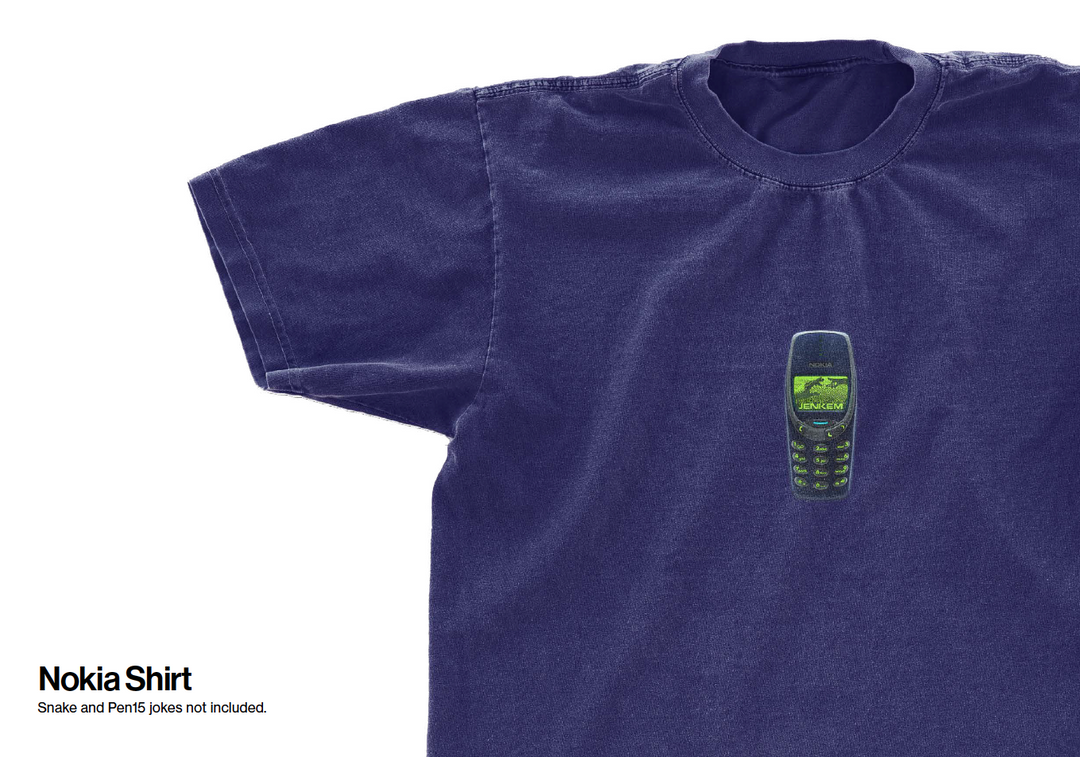 Jenkem Nokia T-Shirt Dark Navy