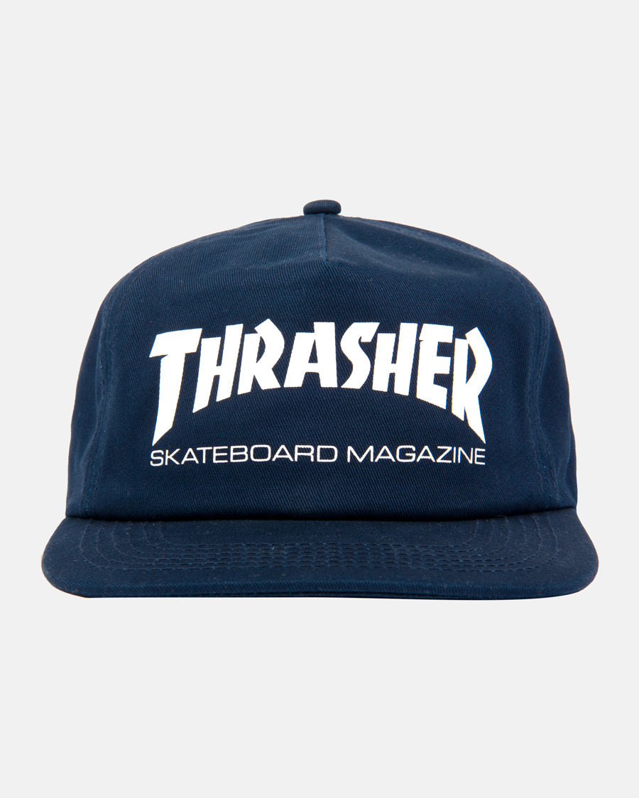 Thrasher Skate Mag Snapback Hat - Navy/White – Eastern Boarder