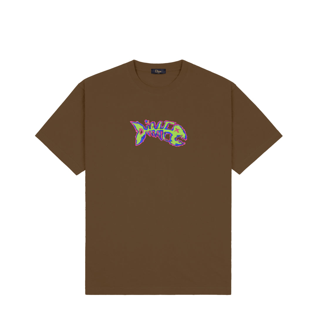 Dime Bones T-Shirt Dark Brown
