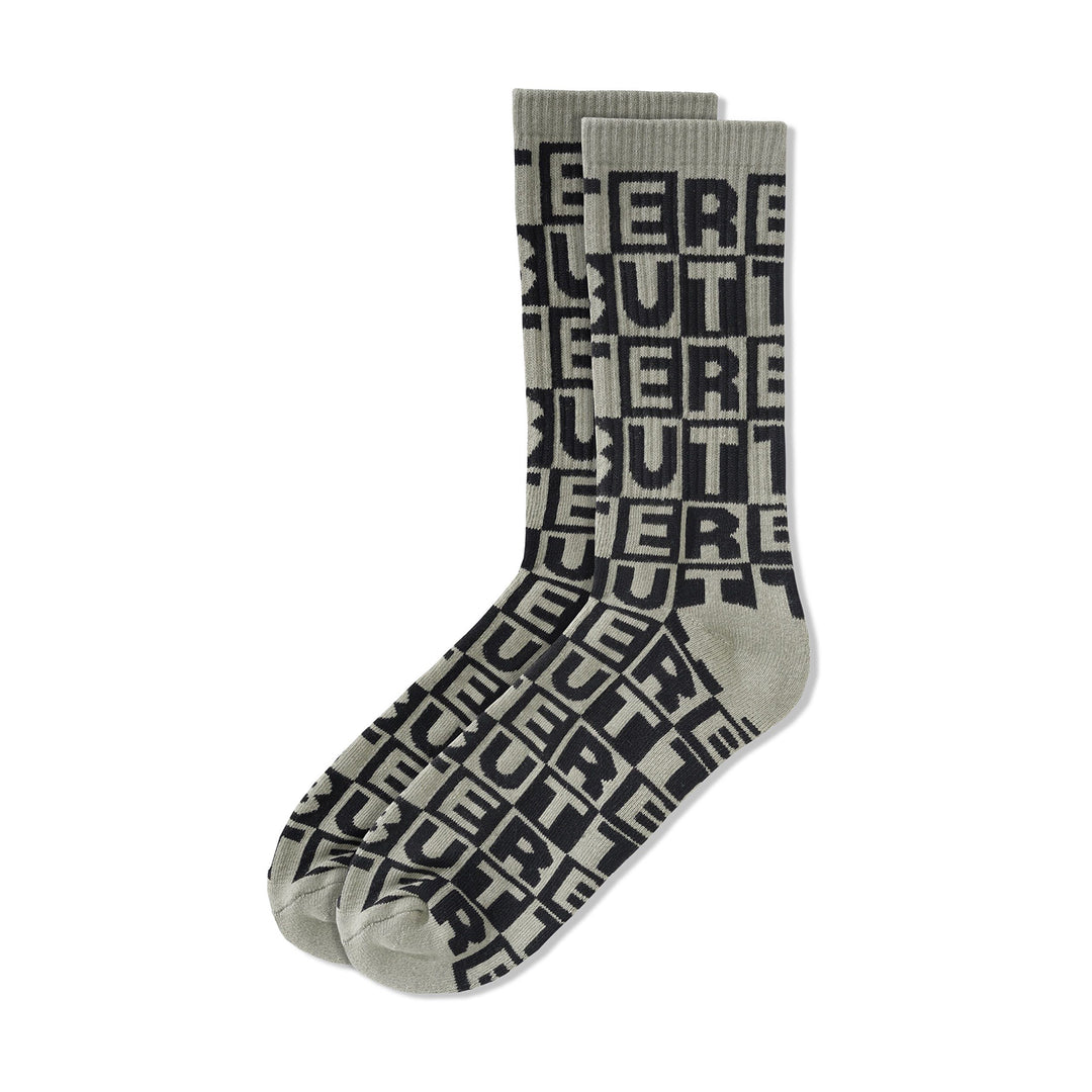 Butter Goods Tile Socks - Black