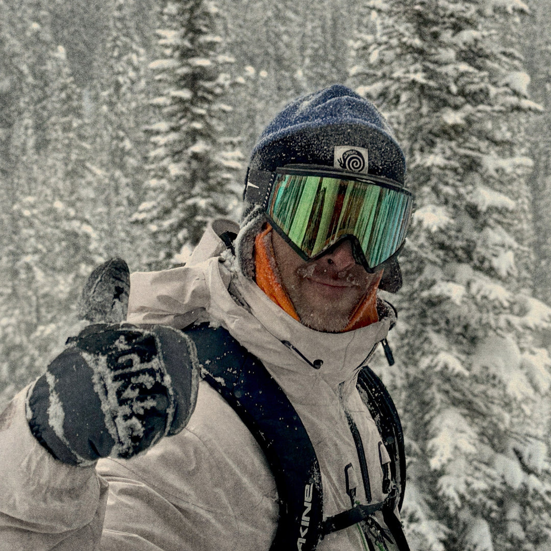 Spiral Wax Co. Valhalla Fleece Beanie Blue