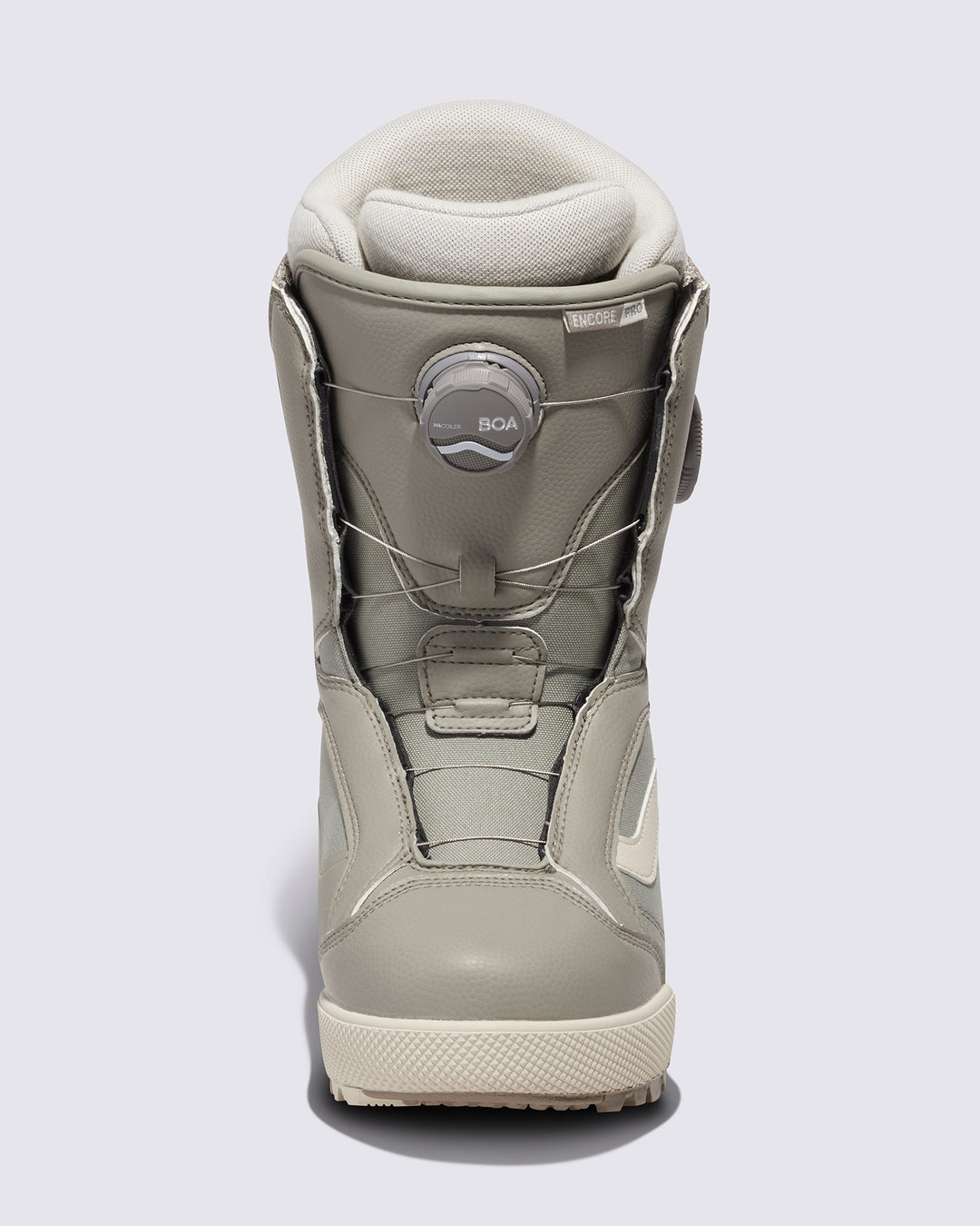 Vans Women's Encore Pro Snowboard Boot Khaki/White