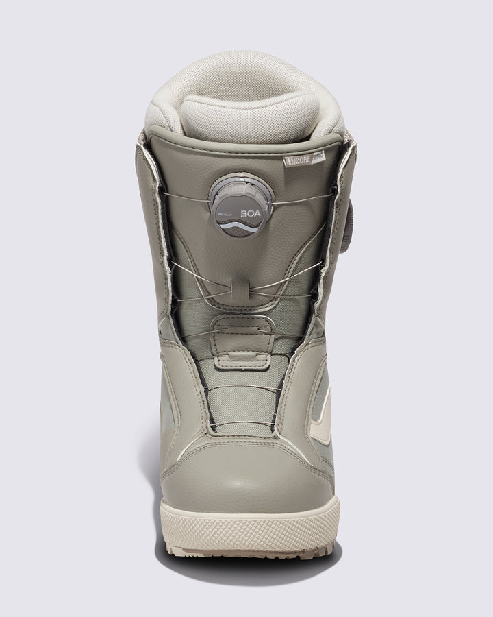 Vans Women's Encore Pro Snowboard Boot Khaki/White