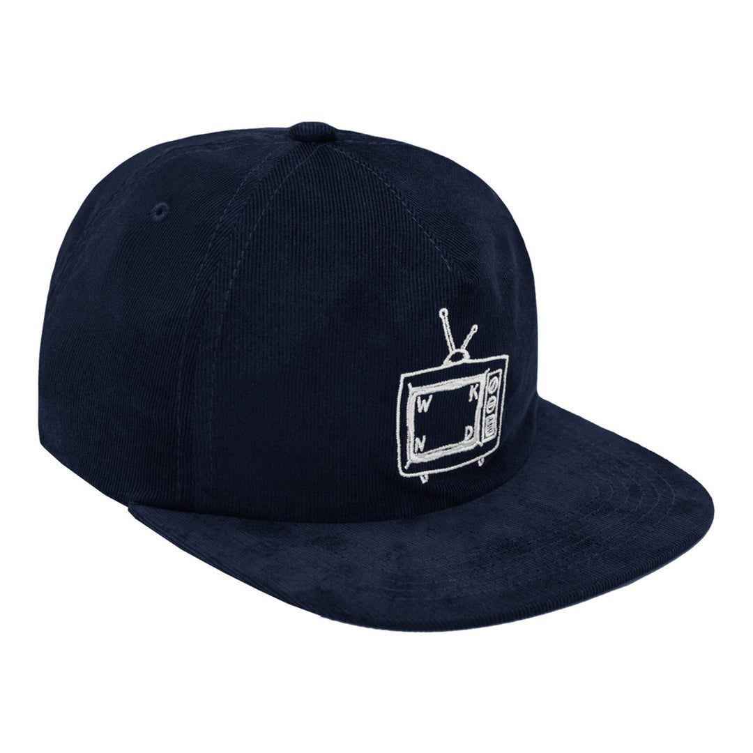 WKND Cord TV Logo Navy Corduroy Hat