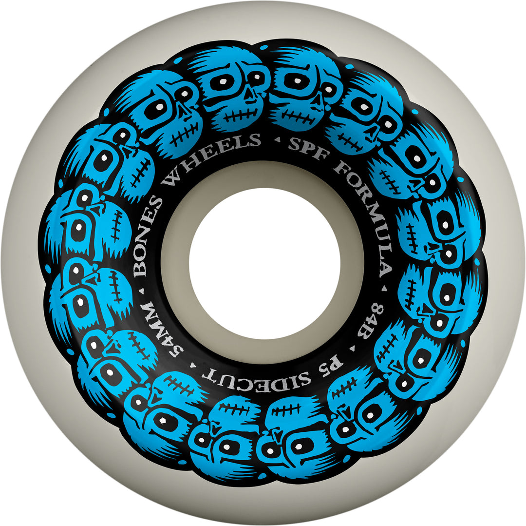 Bones SPF Circle Skulls Sidecut P5 Wheels 84B 54mm
