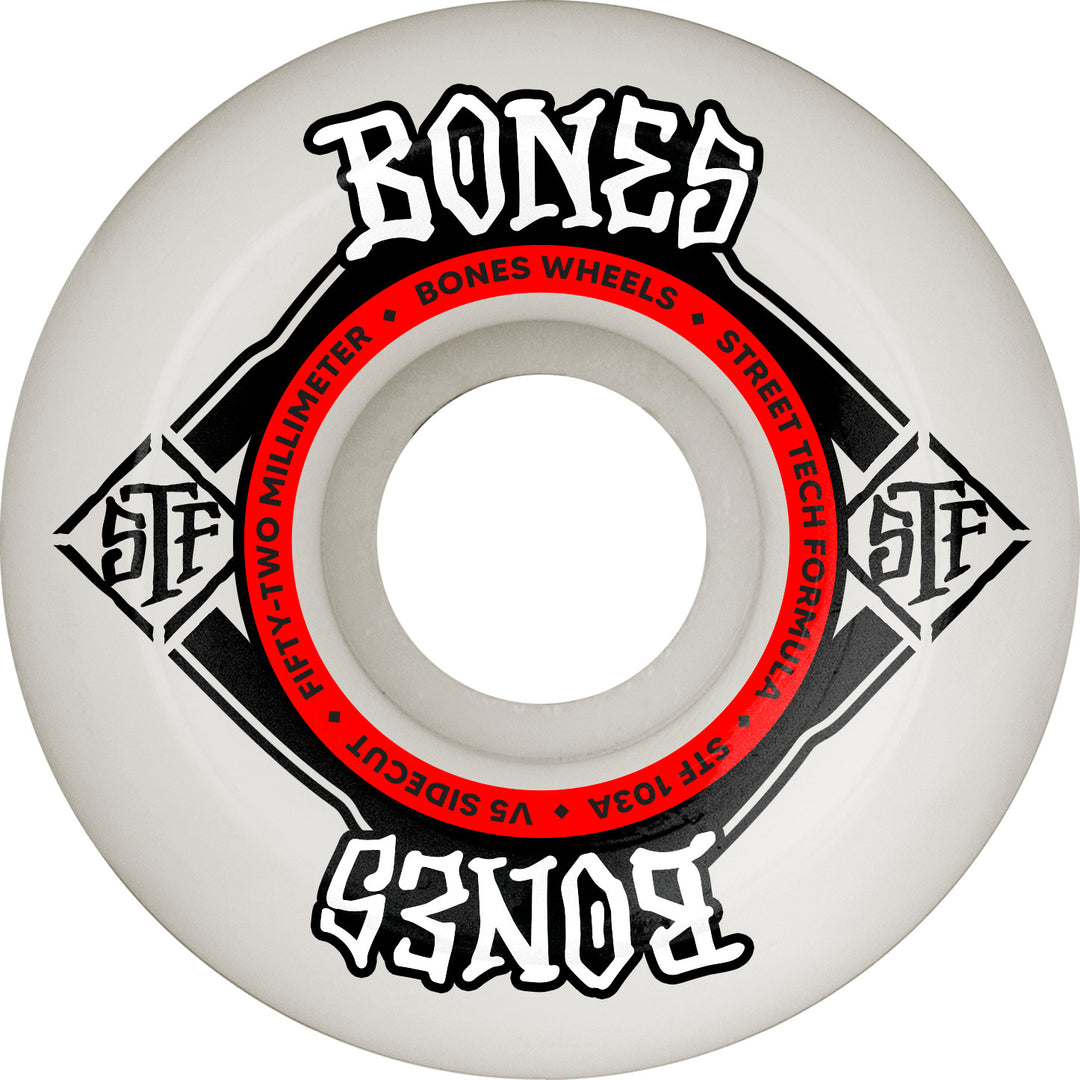 Bones STF Sidecut V5 103A Skateboard WHeels 52mm