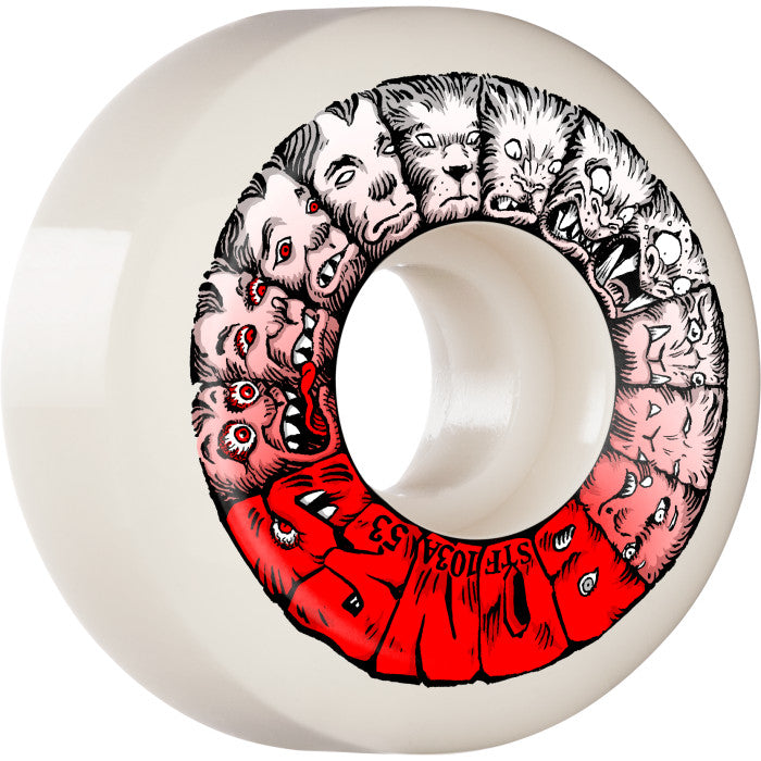 Bones STF Weird Wolf Wheels V5 Sidecut 103A 53mm