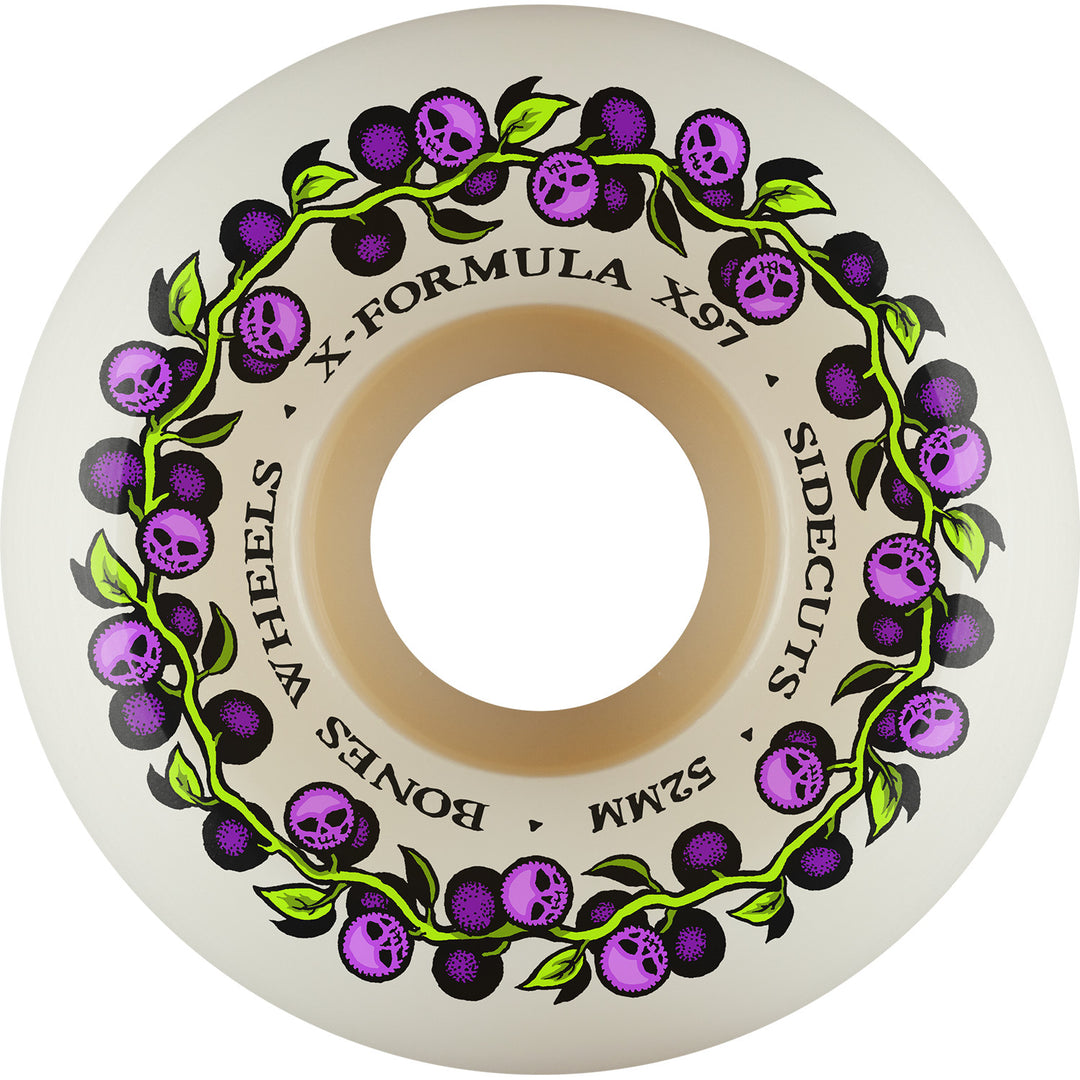 Bones X-Formula Skull Berries V5 97A Skateboard Wheels 52mm